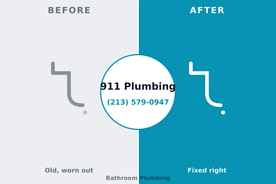 Before and after: plumbing company West Samoset, FL
